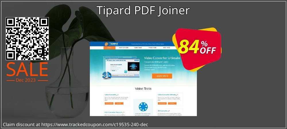 Tipard PDF Joiner coupon on Mother Day offering sales
