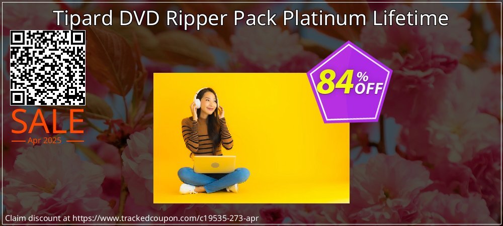 Tipard DVD Ripper Pack Platinum Lifetime coupon on Easter Day deals