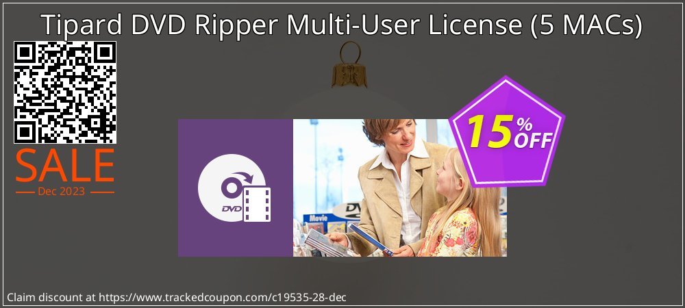 Tipard DVD Ripper Multi-User License - 5 MACs  coupon on Easter Day promotions