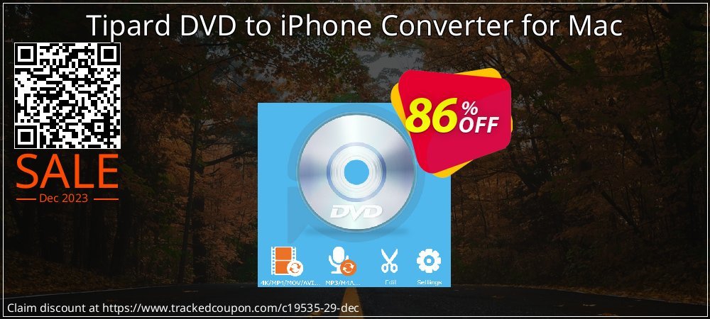Tipard DVD to iPhone Converter for Mac coupon on Earth Hour promotions