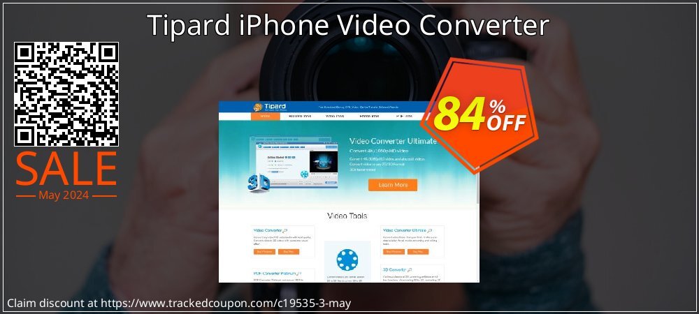 Tipard iPhone Video Converter coupon on National Pizza Party Day offer