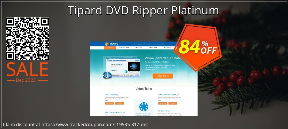 Tipard DVD Ripper Platinum coupon on National Memo Day deals