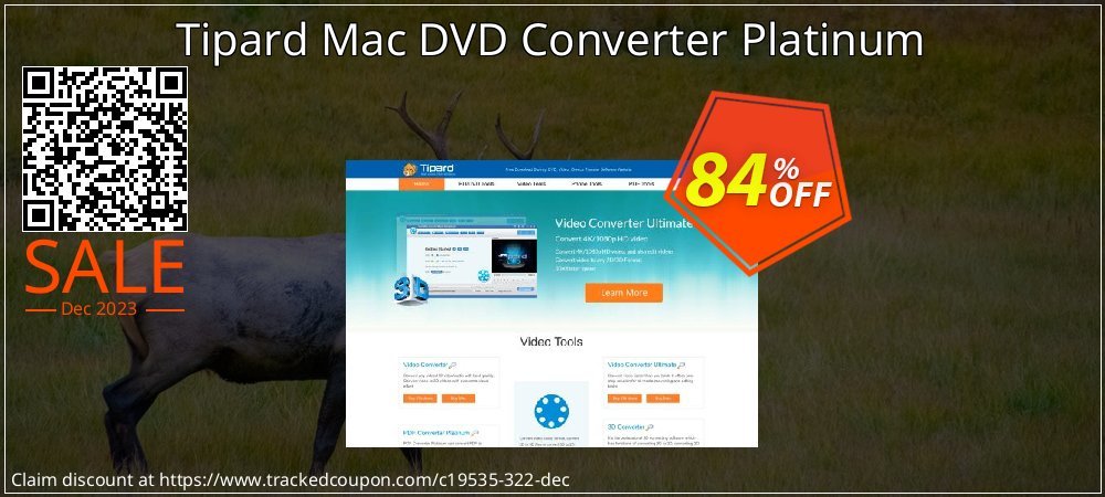 Tipard Mac DVD Converter Platinum coupon on April Fools' Day offering sales
