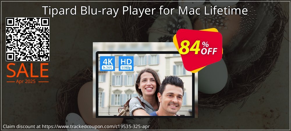 Tipard Blu-ray Player for Mac Lifetime coupon on National Walking Day promotions