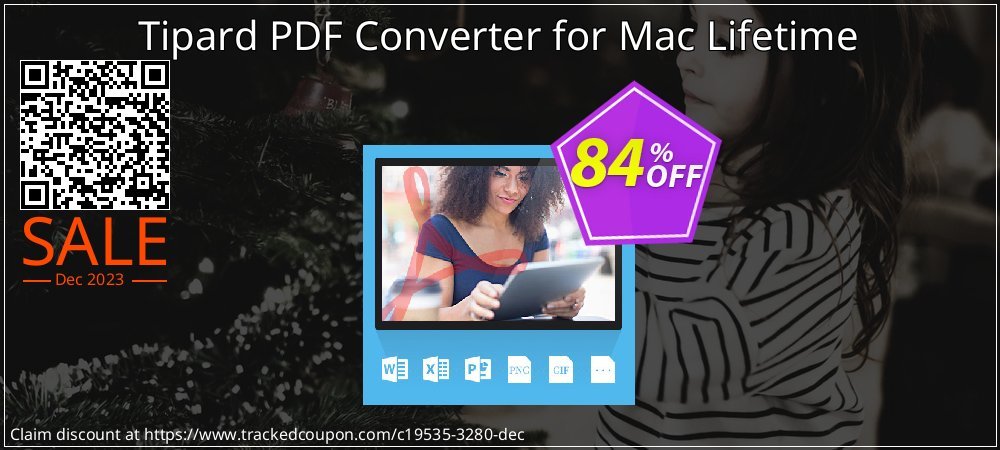 Tipard PDF Converter for Mac Lifetime coupon on National Walking Day offer