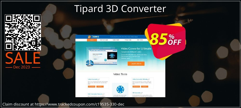 Tipard 3D Converter coupon on National Walking Day offering discount