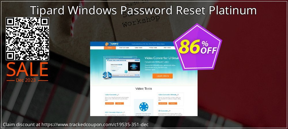 Tipard Windows Password Reset Platinum coupon on Palm Sunday super sale
