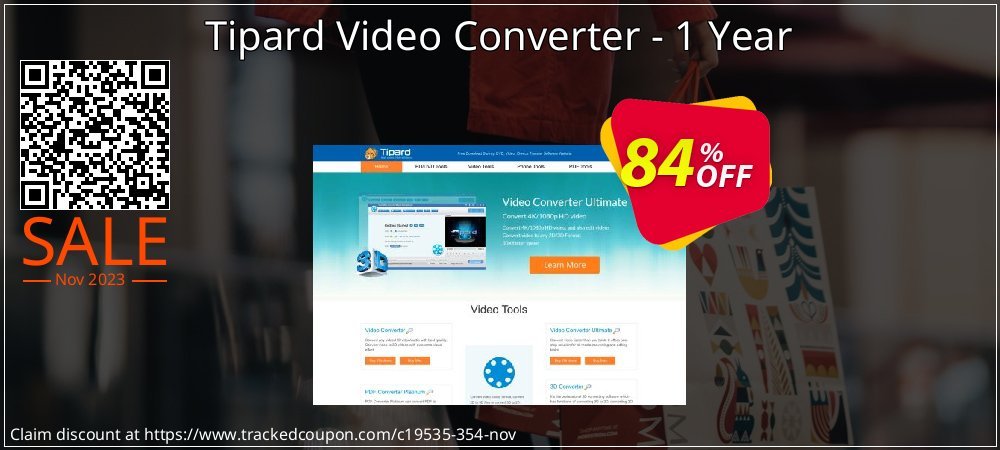 Tipard Video Converter - 1 Year coupon on Macintosh Computer Day discounts