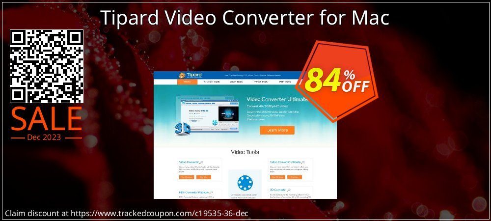Tipard Video Converter for Mac coupon on World Party Day discounts