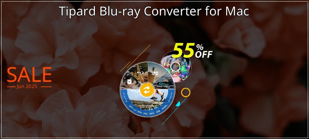 Tipard Blu-ray Converter for Mac coupon on World Party Day offering discount