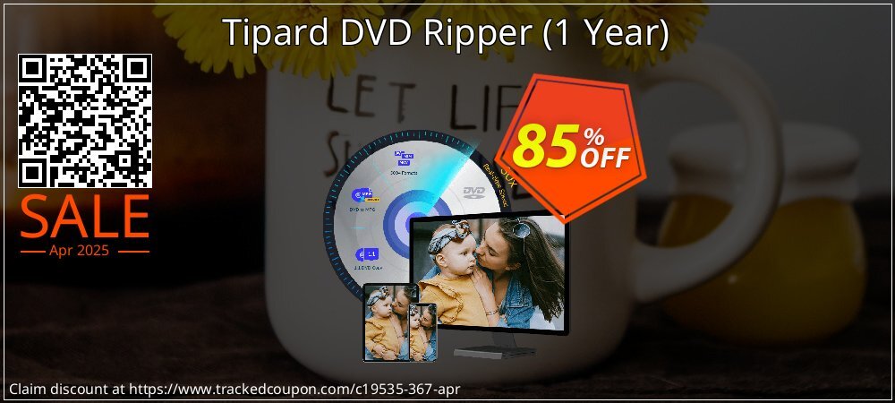 Tipard DVD Ripper - 1 Year  coupon on April Fools' Day offering sales