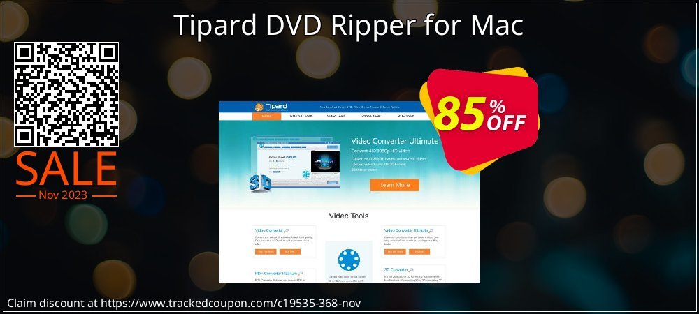 Tipard DVD Ripper for Mac coupon on Easter Day super sale