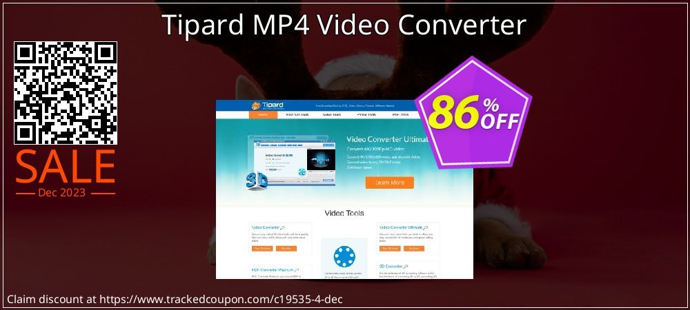 Get 84% OFF Tipard MP4 Video Converter discounts