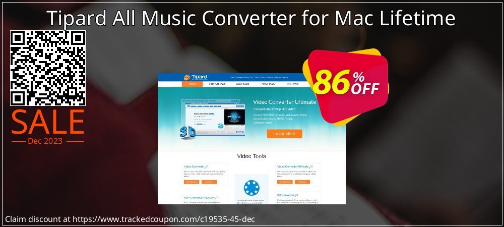 Tipard All Music Converter for Mac Lifetime coupon on National Walking Day discounts