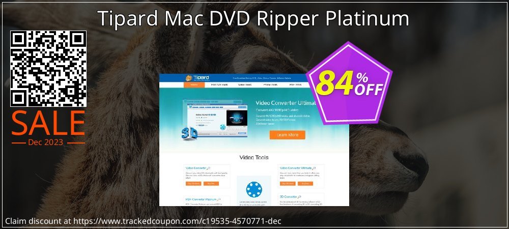 Tipard Mac DVD Ripper Platinum coupon on Palm Sunday deals