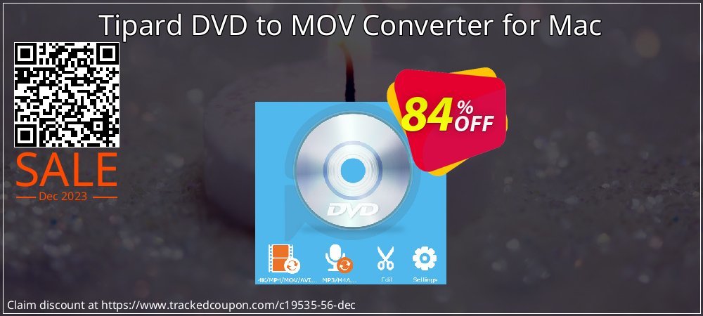 Tipard DVD to MOV Converter for Mac coupon on Palm Sunday promotions