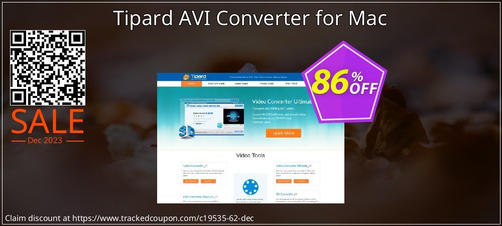 Tipard AVI Converter for Mac coupon on American Football Day offering discount