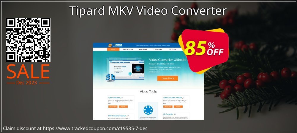 Tipard MKV Video Converter coupon on April Fools' Day offering sales