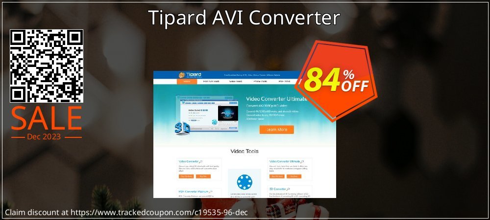 Tipard AVI Converter coupon on New Year's Day deals