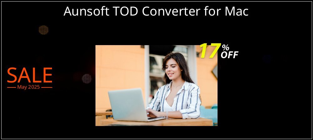 Aunsoft TOD Converter for Mac coupon on Constitution Memorial Day deals