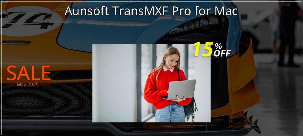 Aunsoft TransMXF Pro for Mac coupon on National Memo Day offering sales