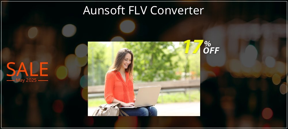Aunsoft FLV Converter coupon on National Smile Day offering sales