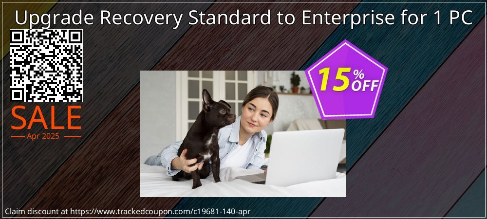 Upgrade Recovery Standard to Enterprise for 1 PC coupon on World Backup Day offering discount