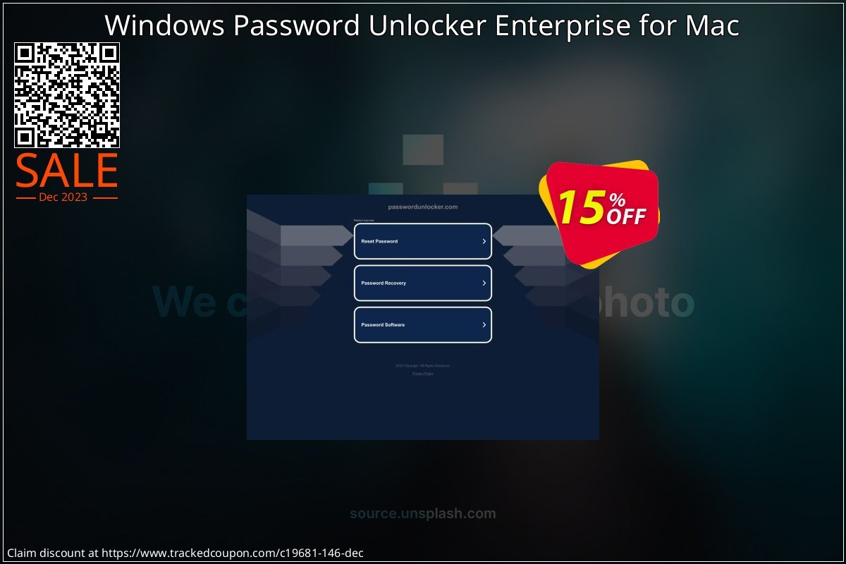 Windows Password Unlocker Enterprise for Mac coupon on World Party Day offer