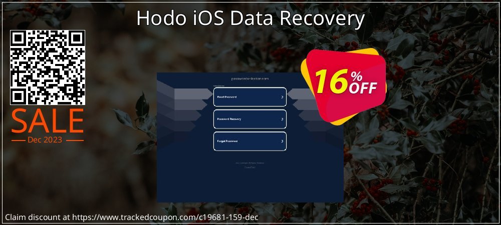 Hodo iOS Data Recovery coupon on World Password Day discounts