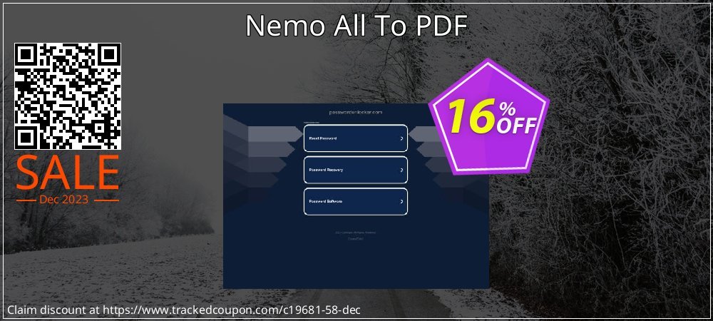 Nemo All To PDF coupon on Constitution Memorial Day offering sales