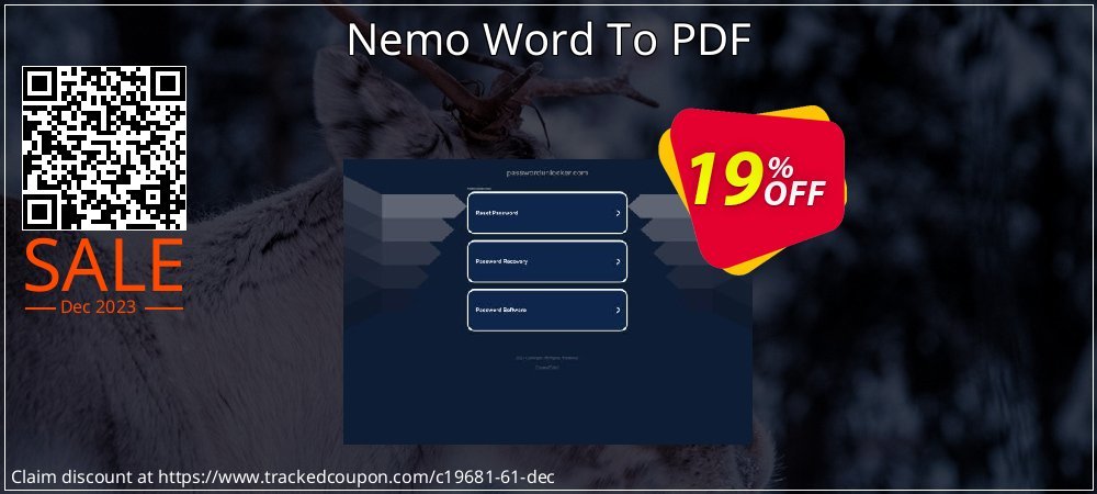 Nemo Word To PDF coupon on Palm Sunday super sale