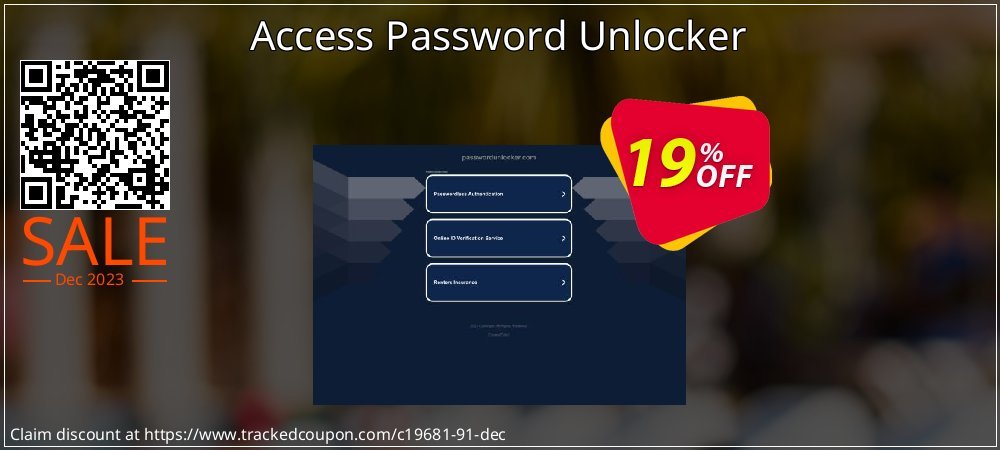 Access Password Unlocker coupon on Palm Sunday sales
