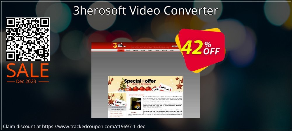 3herosoft Video Converter coupon on World Party Day promotions