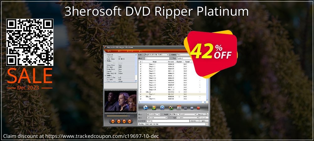 3herosoft DVD Ripper Platinum coupon on Mother Day sales