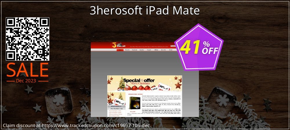 3herosoft iPad Mate coupon on Mother Day offering sales