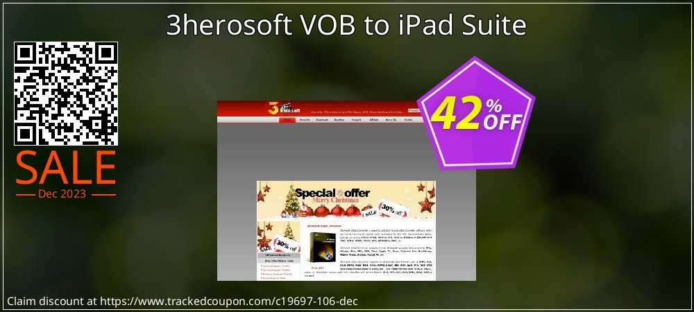 3herosoft VOB to iPad Suite coupon on World Party Day offering sales