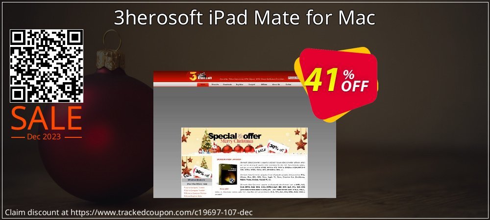 3herosoft iPad Mate for Mac coupon on April Fools' Day super sale