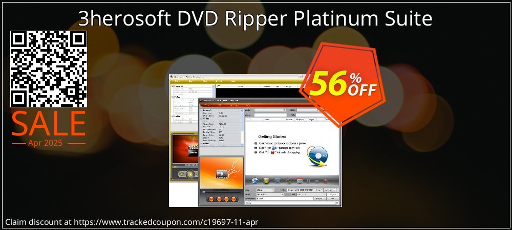 3herosoft DVD Ripper Platinum Suite coupon on World Party Day sales