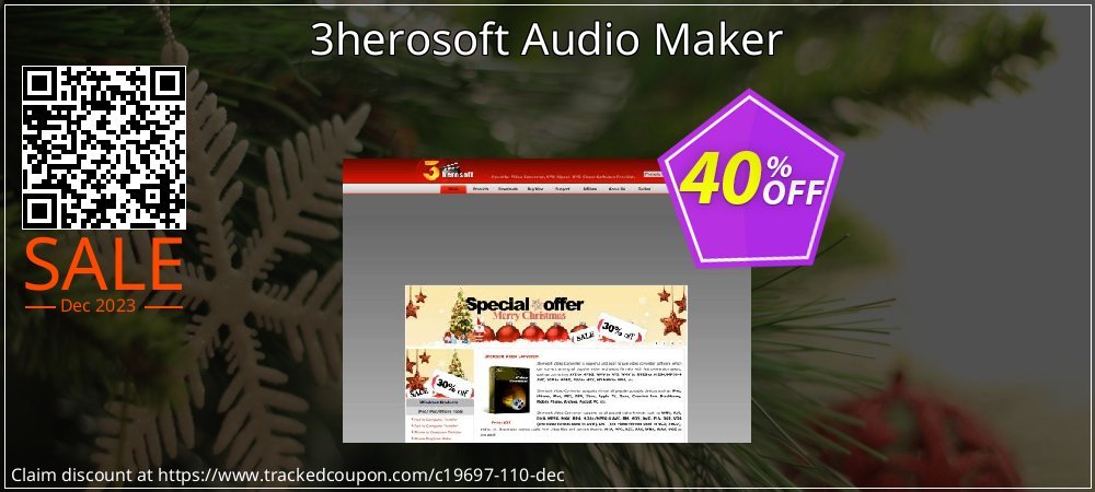 3herosoft Audio Maker coupon on Mother Day deals