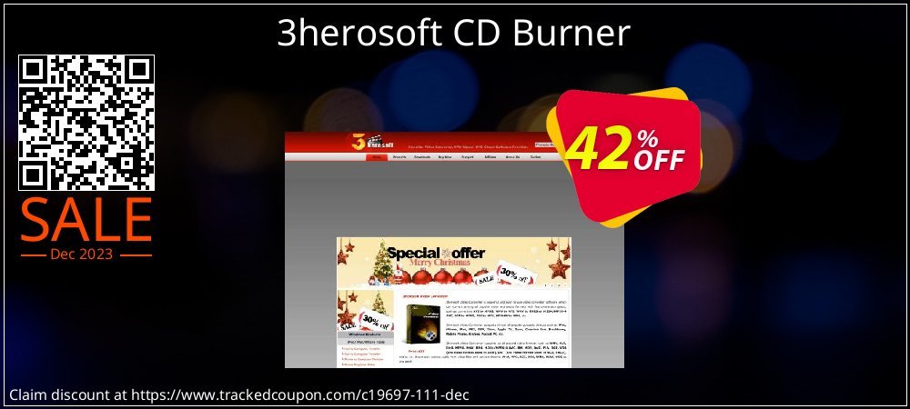 3herosoft CD Burner coupon on World Party Day deals