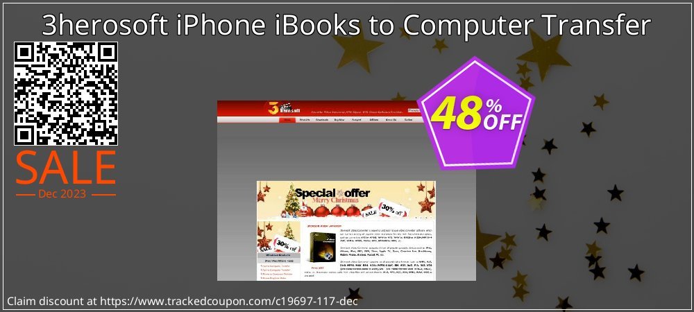 3herosoft iPhone iBooks to Computer Transfer coupon on April Fools' Day discounts