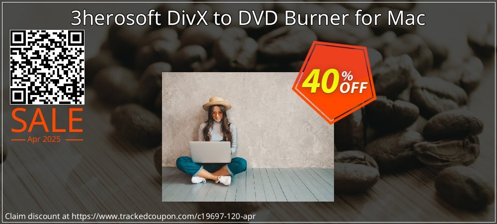 3herosoft DivX to DVD Burner for Mac coupon on National Walking Day deals