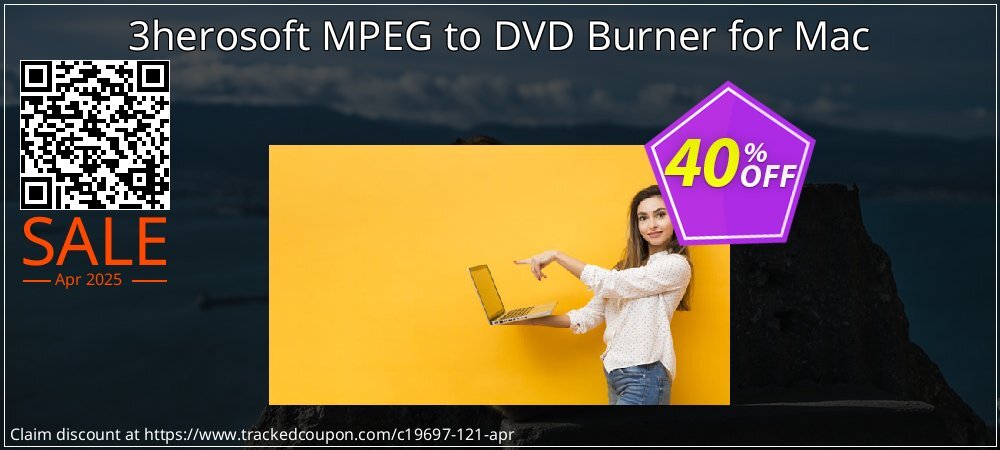 3herosoft MPEG to DVD Burner for Mac coupon on World Party Day offer