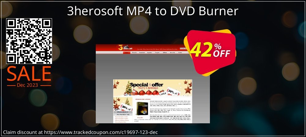 3herosoft MP4 to DVD Burner coupon on Easter Day offering discount