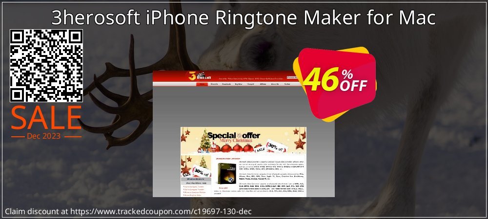 3herosoft iPhone Ringtone Maker for Mac coupon on National Walking Day offer