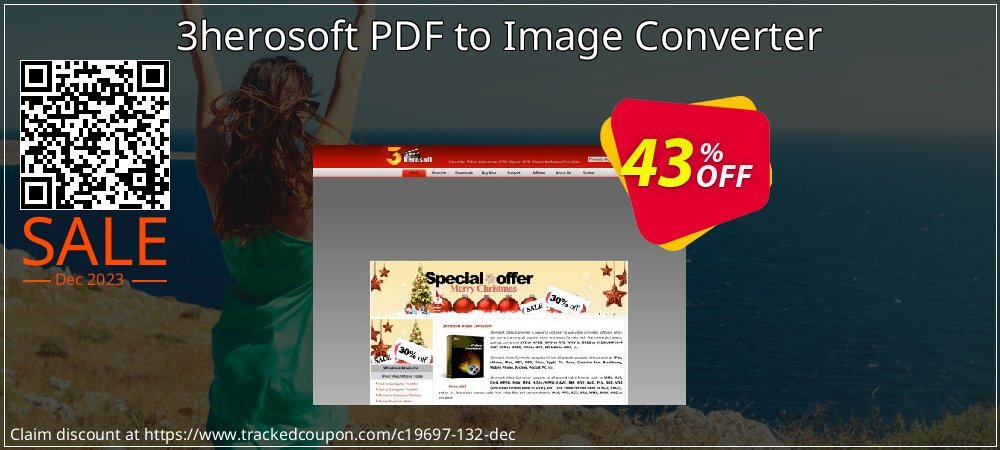 3herosoft PDF to Image Converter coupon on April Fools' Day offering discount