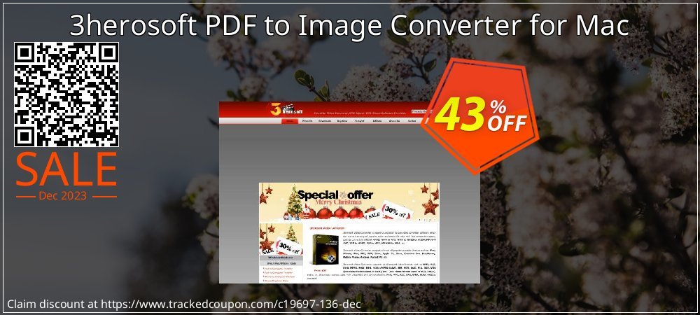 3herosoft PDF to Image Converter for Mac coupon on Palm Sunday discounts