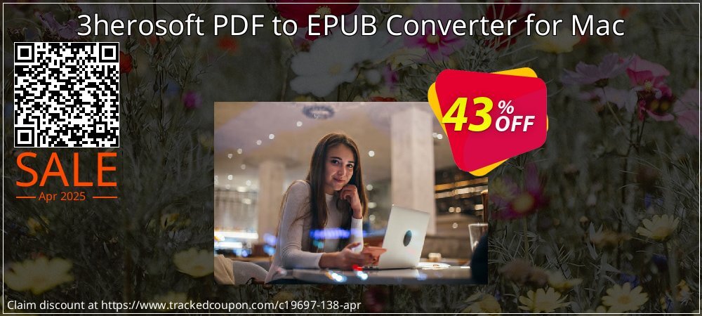 3herosoft PDF to EPUB Converter for Mac coupon on Easter Day deals