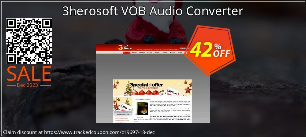 3herosoft VOB Audio Converter coupon on Virtual Vacation Day super sale