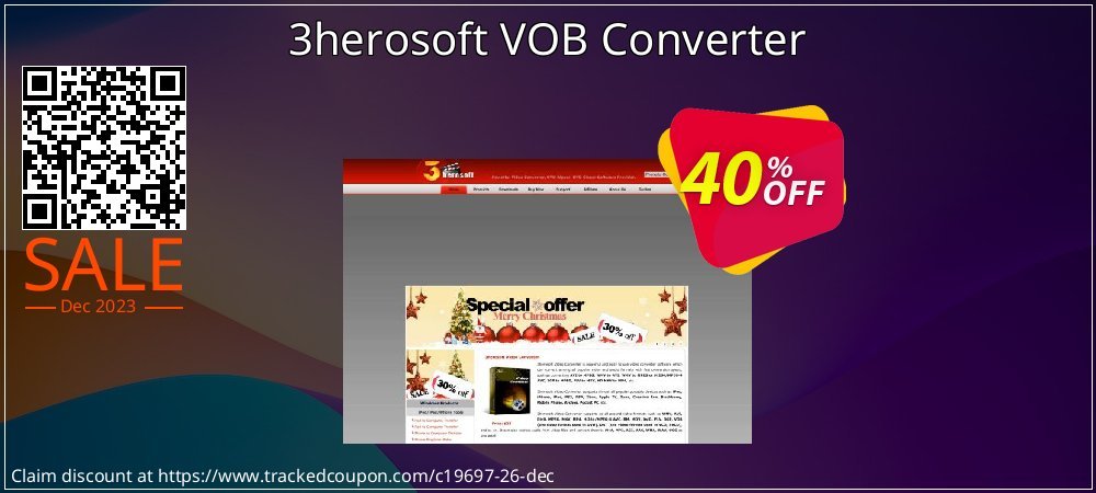 3herosoft VOB Converter coupon on World Party Day super sale
